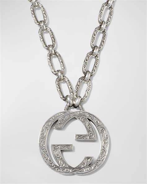 gucci skeleton necklace|gucci necklace men.